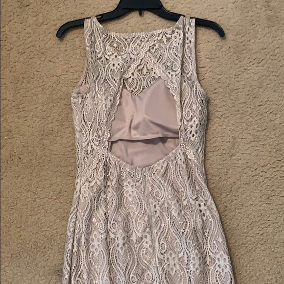 Sequin Hearts Lace Mini Dress - Picture 2 of 2